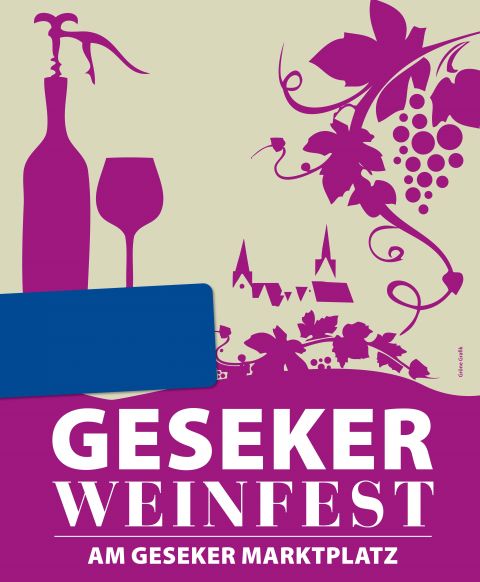Plakat Weinfest ohne Datum